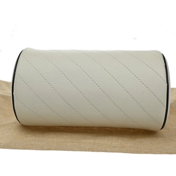 GUCCI Logo Blondie Interlocking GG Mini Shoulder Bag Leather White 728-082725 - Picture 5 of 16